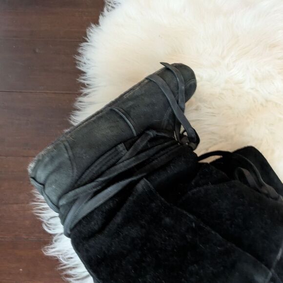 Steger Mukluks Moosehide Ojibwa Black Winter Boots Made in USA 8 / 9 - Picture 7 of 9